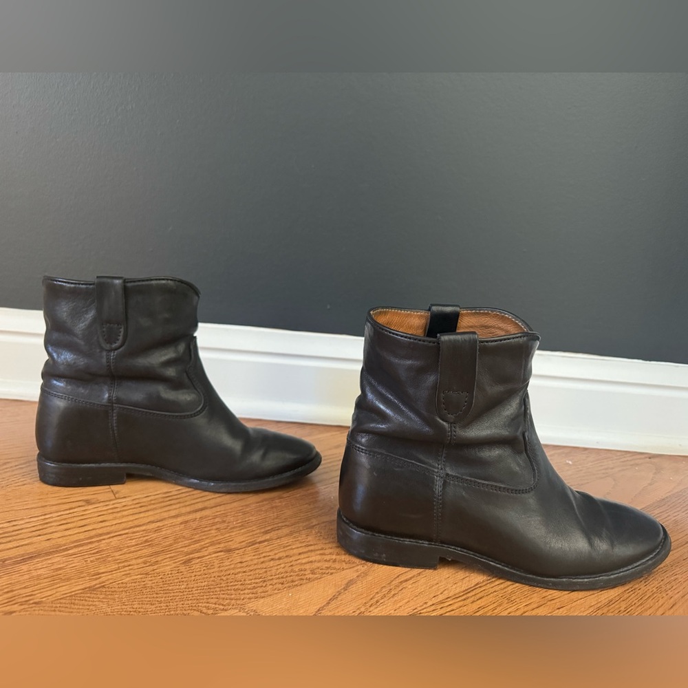 Isabel Marant susee leather wedge ankle boot